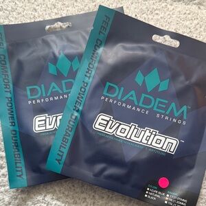 Diadem Evolution Tennis Strings 2 brand new sets 16 gauge 1.30mm